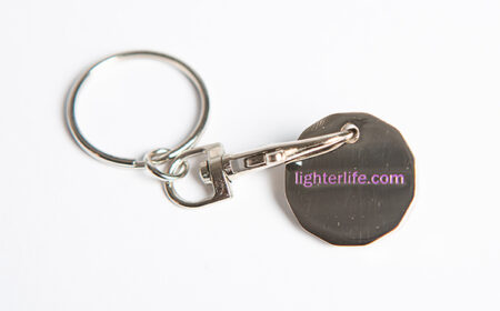 lighterlife 12 sidded trolley key ring