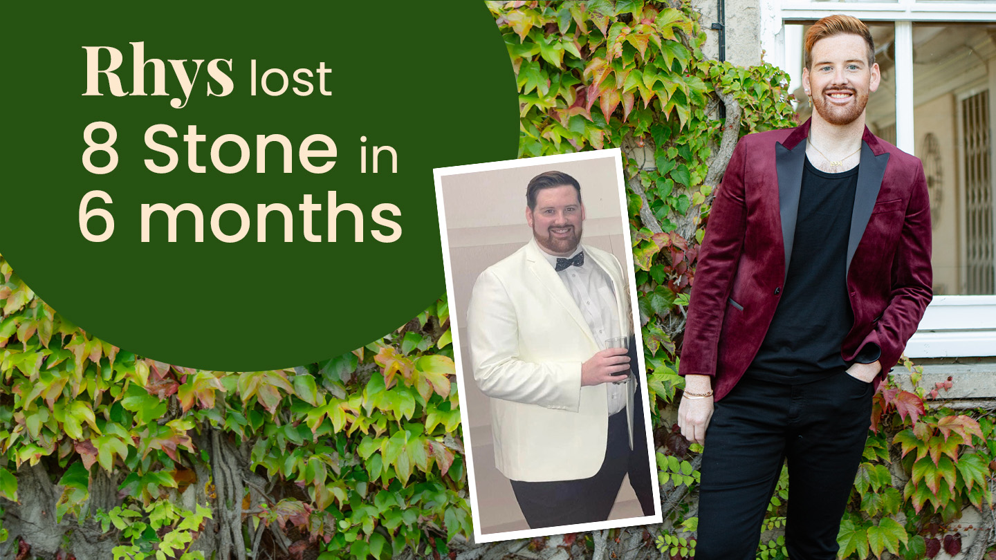 Rhys lost 8 stone in 6 months on TotalFast