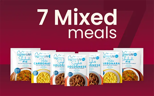 7 mixed meal sachets